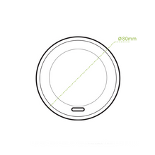 Cargar imagen en el visor de la galería, Taza de papel de café con pared ondulada revestida y revestida de 8 oz / 280 ml